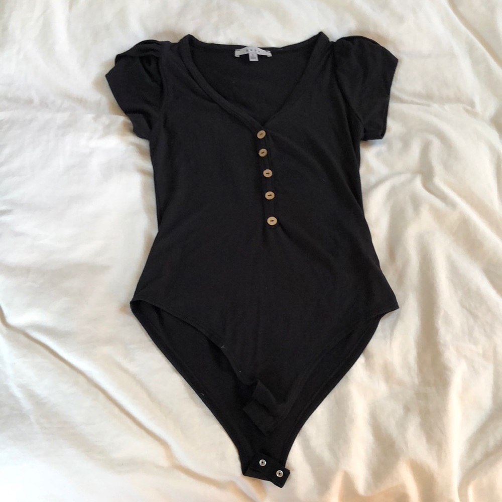 black button down body suit 🌾